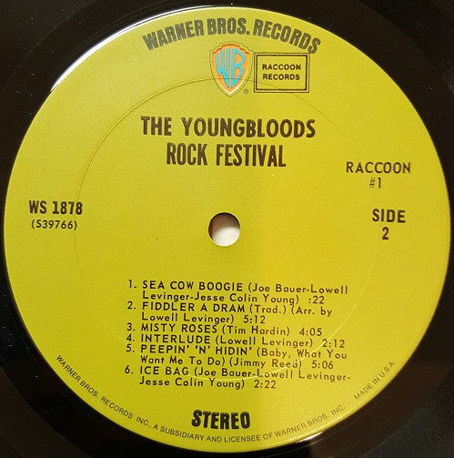 The Youngbloods : Rock Festival (LP, Album, Pit)
