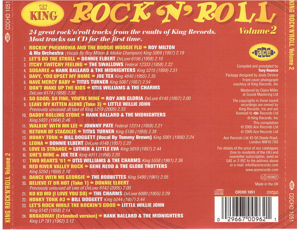 Various : King Rock 'n' Roll Volume 2 (CD, Comp)
