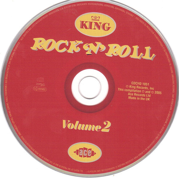 Various : King Rock 'n' Roll Volume 2 (CD, Comp)
