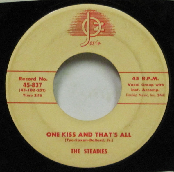 The Steadies : Rock To The Philadelphia / One Kiss And That's All (7")