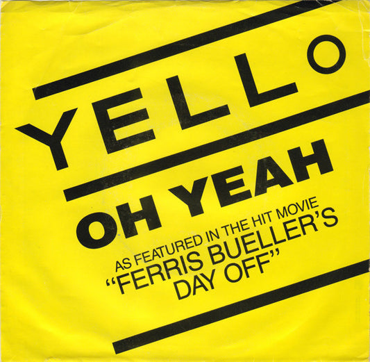 Yello : Oh Yeah (7", Single)