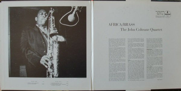 The John Coltrane Quartet : Africa/Brass (LP, Album, Mono, Gat)