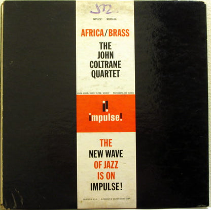 The John Coltrane Quartet : Africa/Brass (LP, Album, Mono, Gat)