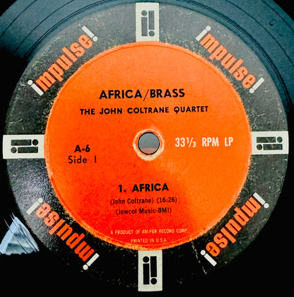 The John Coltrane Quartet : Africa/Brass (LP, Album, Mono, Gat)