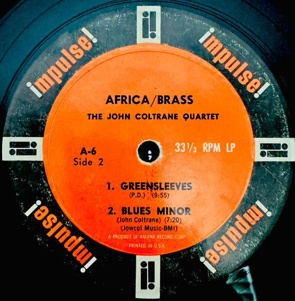 The John Coltrane Quartet : Africa/Brass (LP, Album, Mono, Gat)