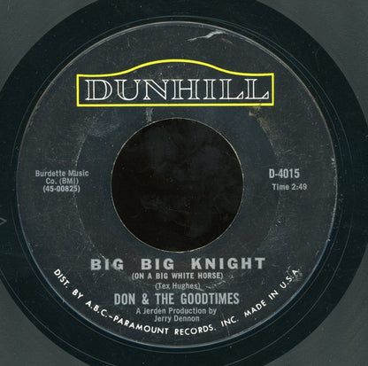 Don & The Goodtimes : Big Big Knight (On A Big White Horse) (7", Styrene)
