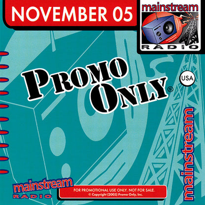 Various : Promo Only Mainstream Radio: November 05 (CD, Comp, Promo)