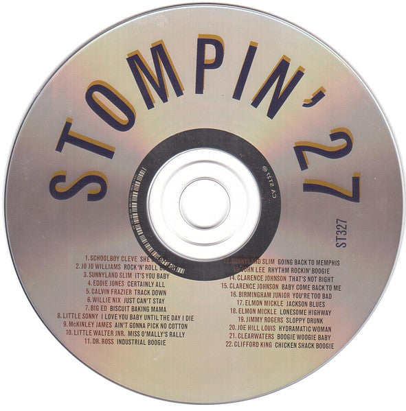 Various : Stompin' 27 - 22 Rockin' Blues Classic's! (CD, Album, Comp)