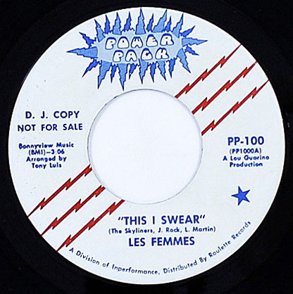 Les Femmes (4) : This I Swear (7", Promo)