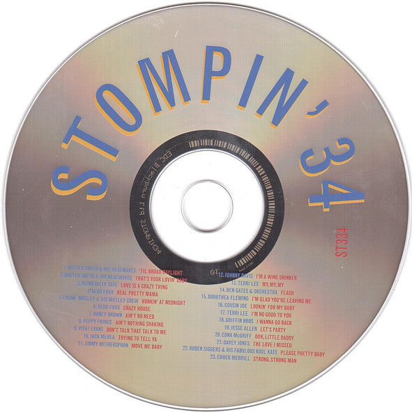 Various : Stompin' 34 - 23 More Jumpin' R'N'B Pounders! (CD, Album, Comp)