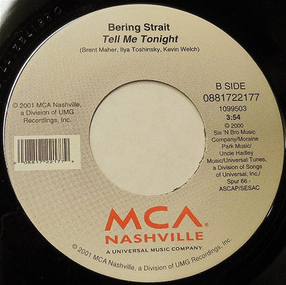Bering Strait : Jagged Edge Of A Broken Heart (7", Single)