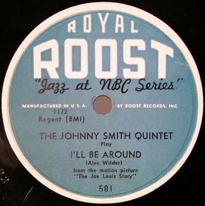 Johnny Smith Quintet : Cavu / I'll Be Around (Shellac, 10")
