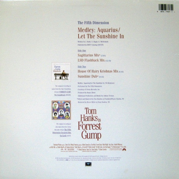 The Fifth Dimension : Medley: Aquarius / Let The Sunshine In (12", Single)