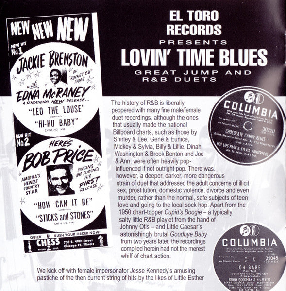 Various : Lovin' Times Blues - Great Jump And R&B Duets (CD, Comp)