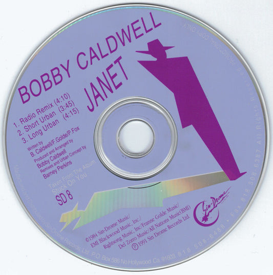 Bobby Caldwell : Janet (CD, Single, Promo)