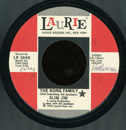 Slim Jim (18) : The Kong Family  (7", Styrene)