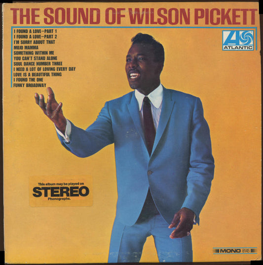 Wilson Pickett : The Sound Of Wilson Pickett (LP, Album, Mono, Promo)