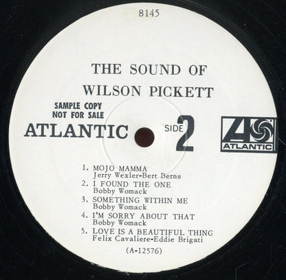 Wilson Pickett : The Sound Of Wilson Pickett (LP, Album, Mono, Promo)
