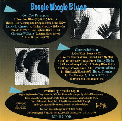 Various : Boogie Woogie Blues (CD, Comp)