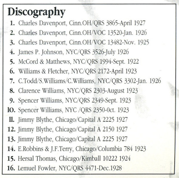 Various : Boogie Woogie Blues (CD, Comp)