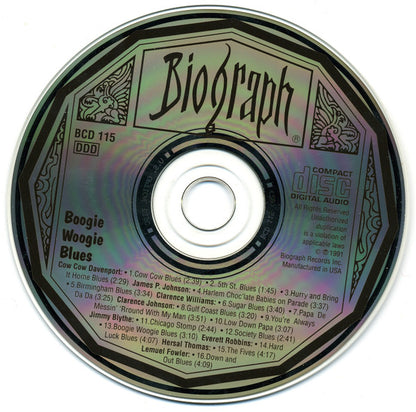 Various : Boogie Woogie Blues (CD, Comp)