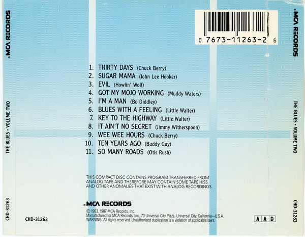 Various : The Blues Volume 2 (CD, Comp, RE)