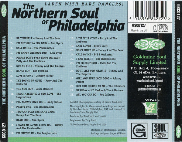 Various : The Northern Soul Of Philadelphia  (CD, Comp)