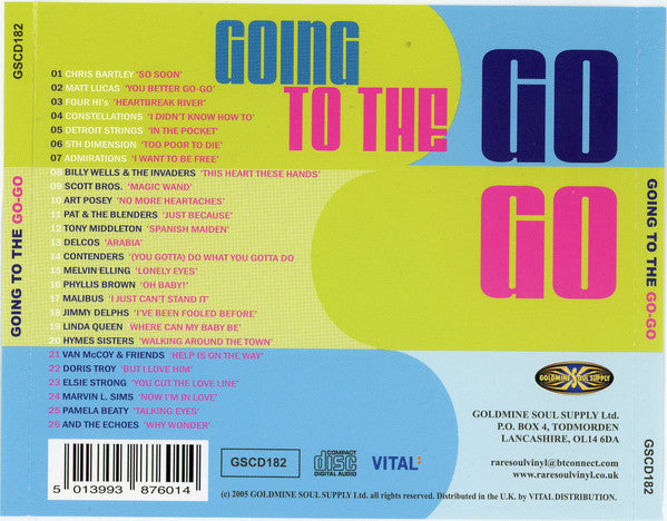 Various : Going To The Go Go (CD, Album, Comp)