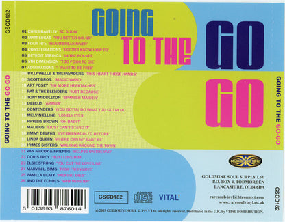 Various : Going To The Go Go (CD, Album, Comp)