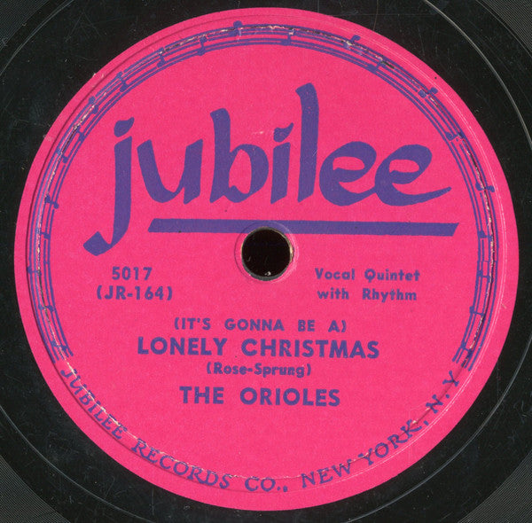 The Orioles : What Are You Doing New Year's Eve / (It's Gonna Be A) Lonely Christmas (10", RP)