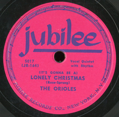 The Orioles : What Are You Doing New Year's Eve / (It's Gonna Be A) Lonely Christmas (10", RP)