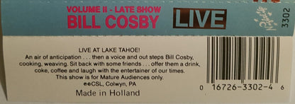 Bill Cosby : Late Show Volume II - Live (Cass, Album)