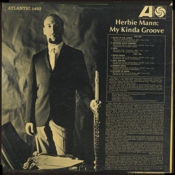Herbie Mann : My Kinda Groove (LP, Album, Mono, Promo)