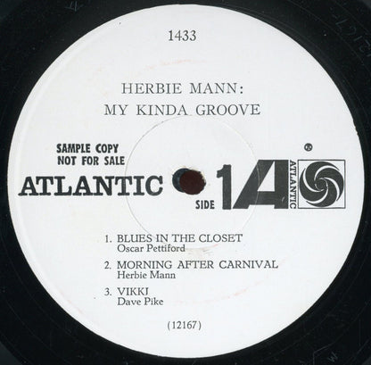 Herbie Mann : My Kinda Groove (LP, Album, Mono, Promo)