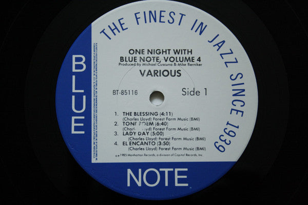 Various : One Night With Blue Note, Volume 4 (LP, Album, Jac)