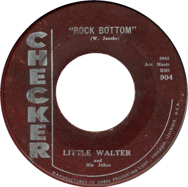 Little Walter & His Jukes : Key To The Highway / Rock Bottom (7", Single, Styrene)