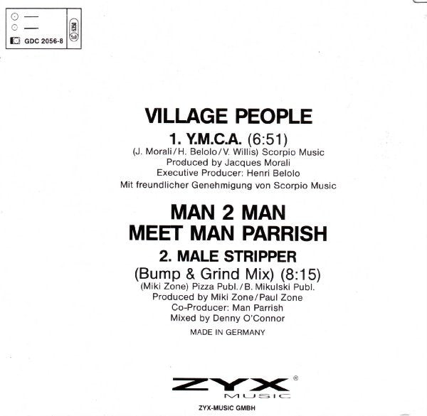 Village People / Man 2 Man Meet Man Parrish : Y.M.C.A. / Male Stripper (CD, Maxi)