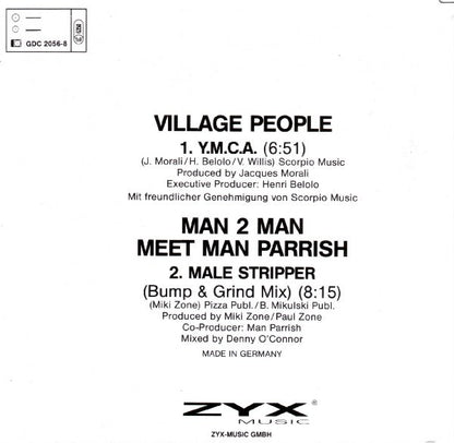 Village People / Man 2 Man Meet Man Parrish : Y.M.C.A. / Male Stripper (CD, Maxi)