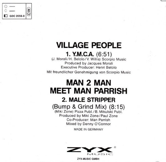 Village People / Man 2 Man Meet Man Parrish : Y.M.C.A. / Male Stripper (CD, Maxi)