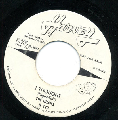 The Five Quails : Over The Hump  (7", Single, Promo)