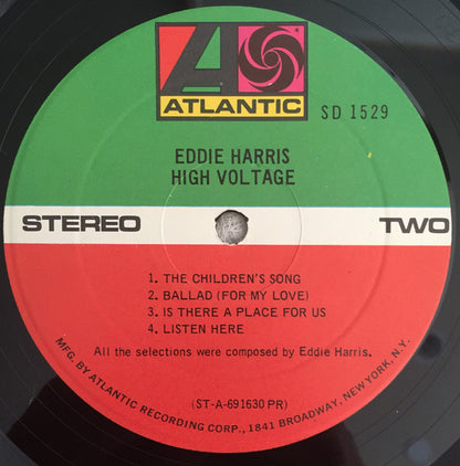 Eddie Harris : High Voltage (LP, Album, Pre)