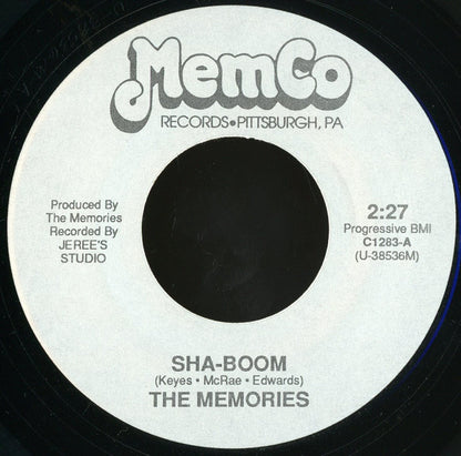 The Memories (8) : Sha-Boom / Once In A While (7")
