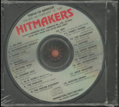 Various : Hitmakers Top 40 CD Sampler Volume 48 February 15, 1991 (CD, Promo, Smplr)