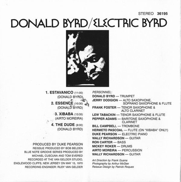 Donald Byrd : Electric Byrd (CD, Album, RE)
