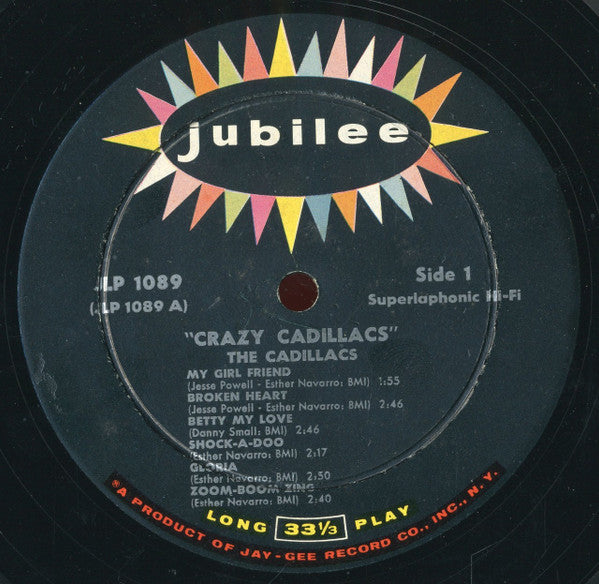 The Cadillacs : The Crazy Cadillacs (LP, Album, Mono)