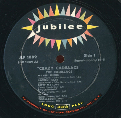 The Cadillacs : The Crazy Cadillacs (LP, Album, Mono)