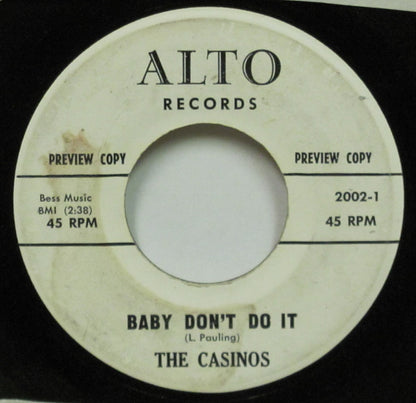 The Casinos (2) : Baby Don't Do It / I Like It Like That (7", Promo)