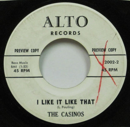 The Casinos (2) : Baby Don't Do It / I Like It Like That (7", Promo)