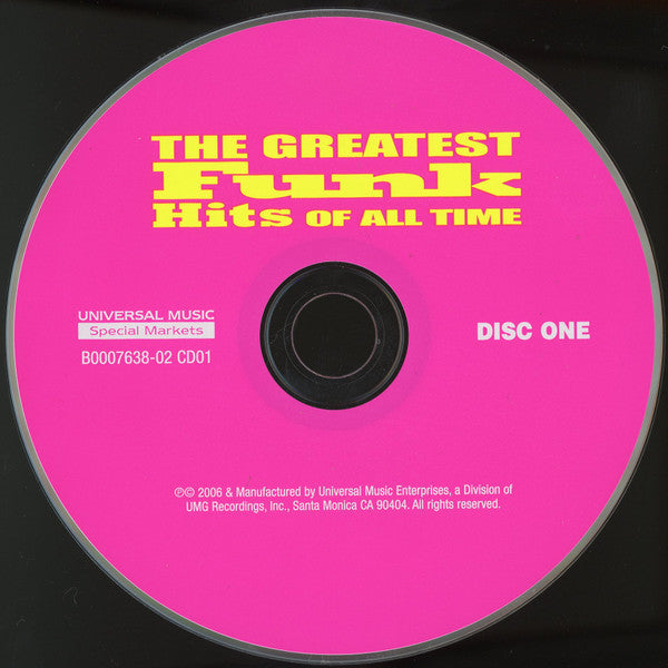 Various : The Greatest Funk Hits Of All Time (3xCD, Comp + Box)