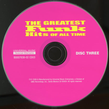 Various : The Greatest Funk Hits Of All Time (3xCD, Comp + Box)